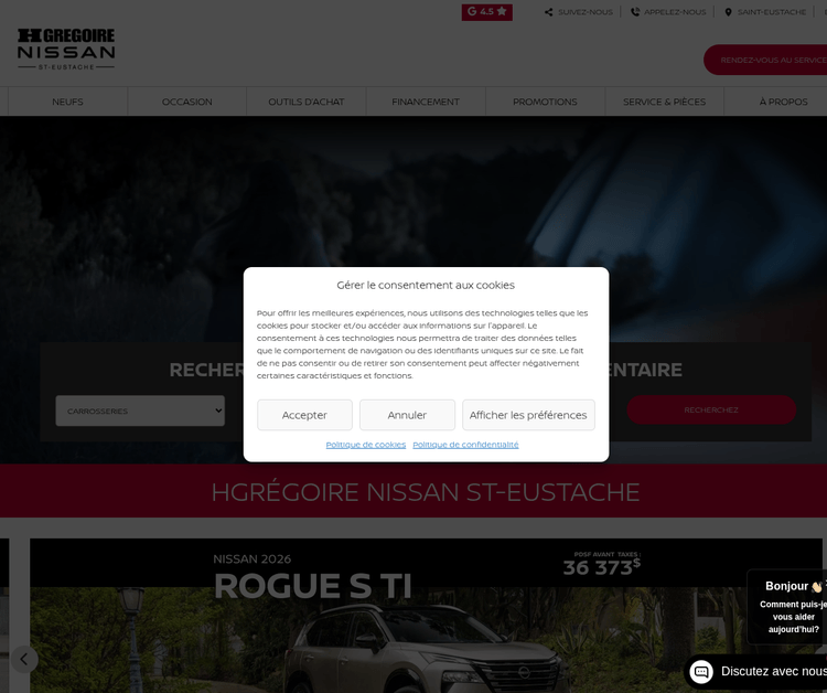 HGrégoire Nissan Saint-Eustache