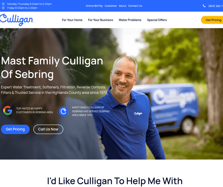 Mast Family Culligan of Sebring