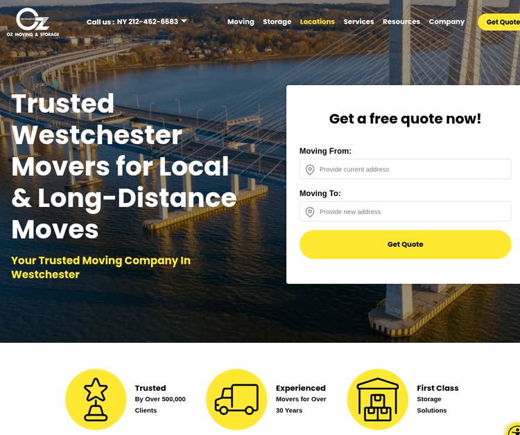 Oz Moving & Storage - Westchester