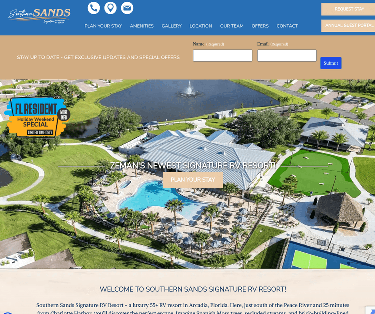 Southern Sands Signature RV Resort by Zeman