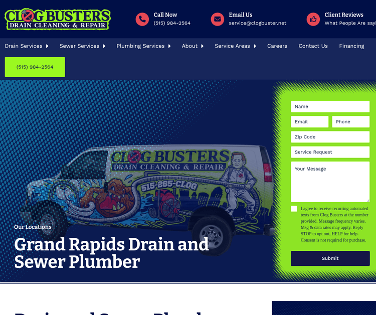 Clog Busters Drain Cleaning & Repair