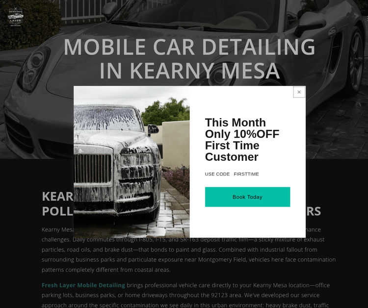 Fresh Layer Mobile Detailing & Ceramic Coating Kearny Mesa