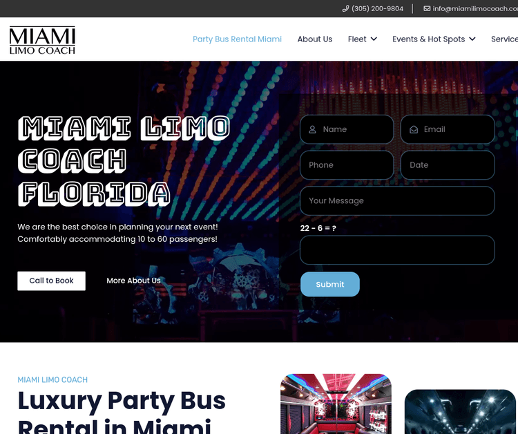 Miami Limo Coach
