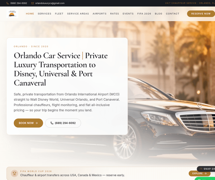 Orlando Car Service and Transfers