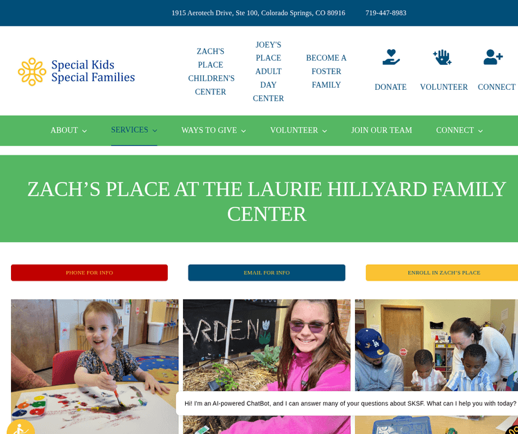 Zach's Place at the Laurie Hillyard Family Center