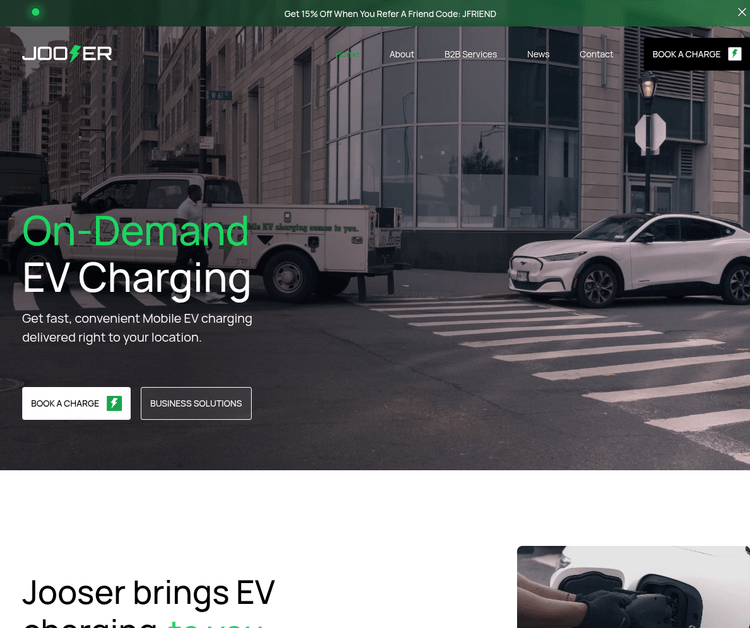 Fast, Reliable Mobile EV Charging Anywhere, Anytime