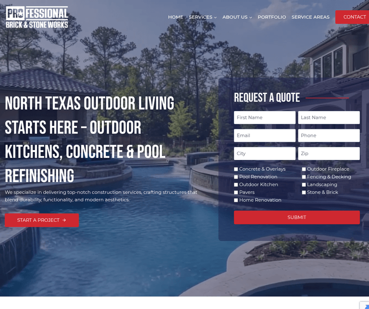 Professional Brick & Stone Works