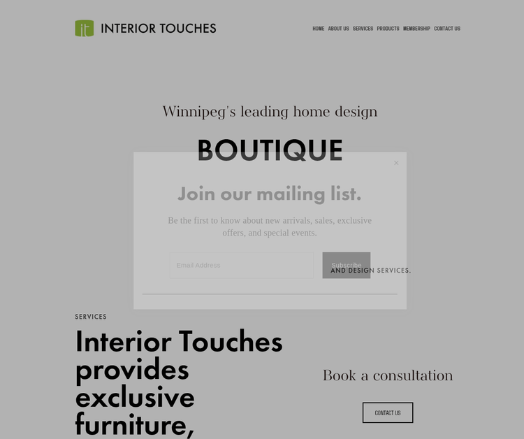 Interior Touches
