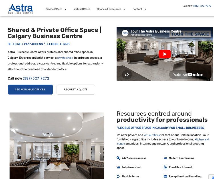 Astra Business Centre Calgary