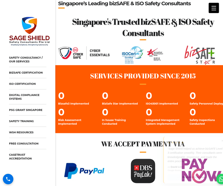 Sage Shield Safety Consultants Pte Ltd