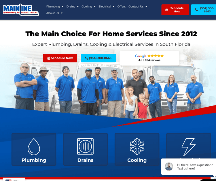 Mainline Plumbing, AC & Electric Repair
