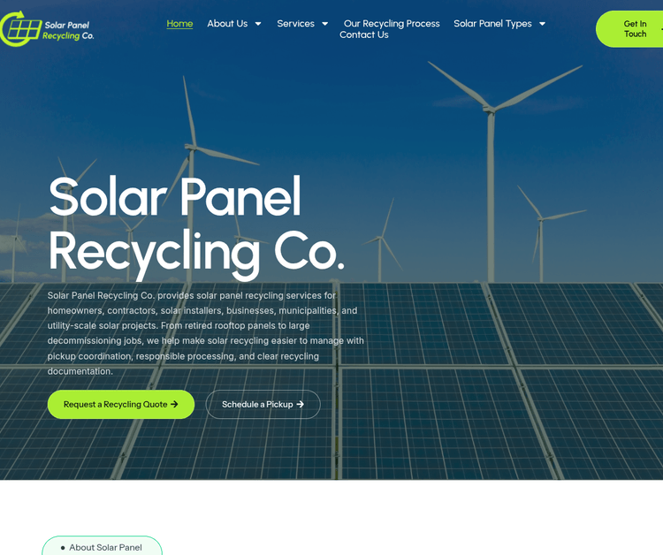 Solar Panel Recycling Co
