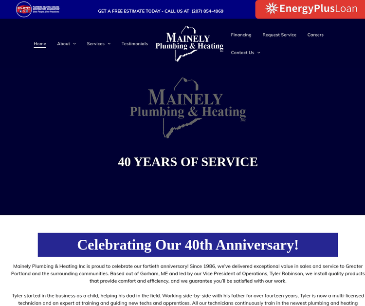 Mainely Plumbing & Heating Inc