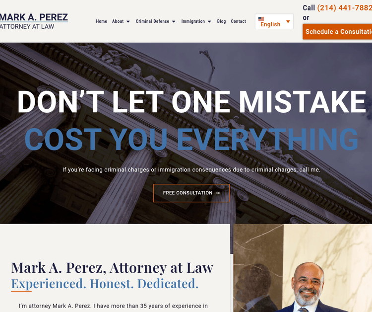 Mark A. Perez, Attorney at Law