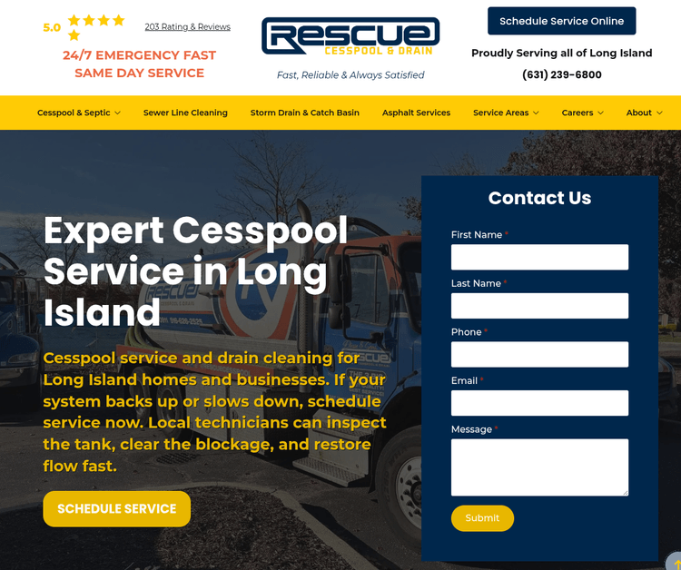 Rescue Cesspool & Drain