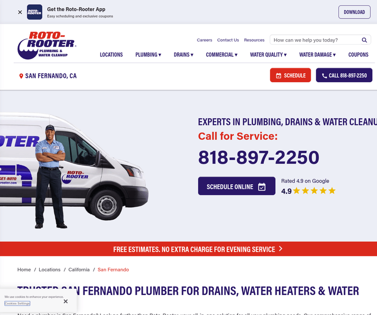 Roto-Rooter Plumbing & Water Cleanup