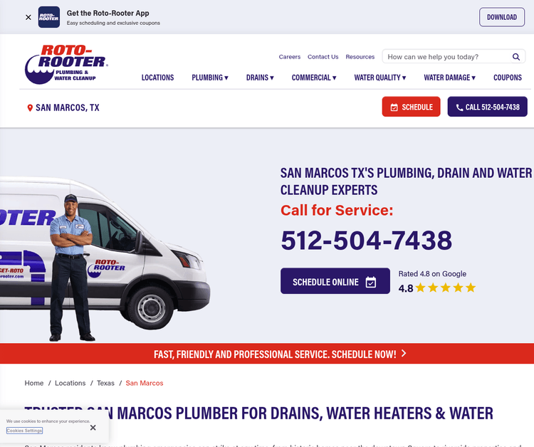 Roto-Rooter Plumbing & Water Cleanup