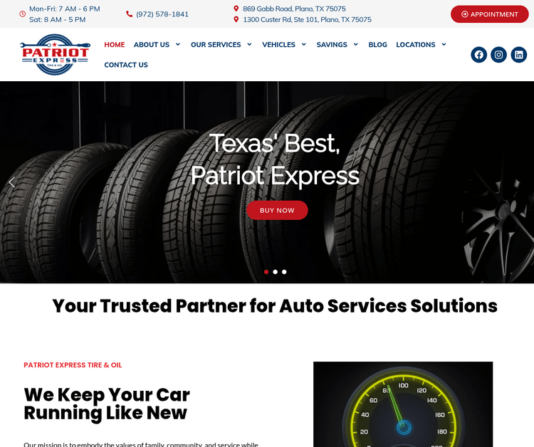 Patriot Express Tire & Oil
