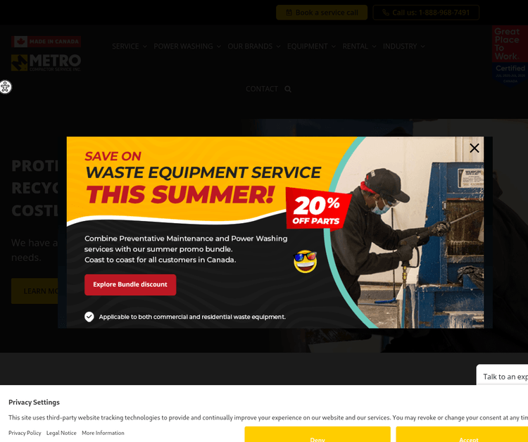 Metro Compactor Service Inc.