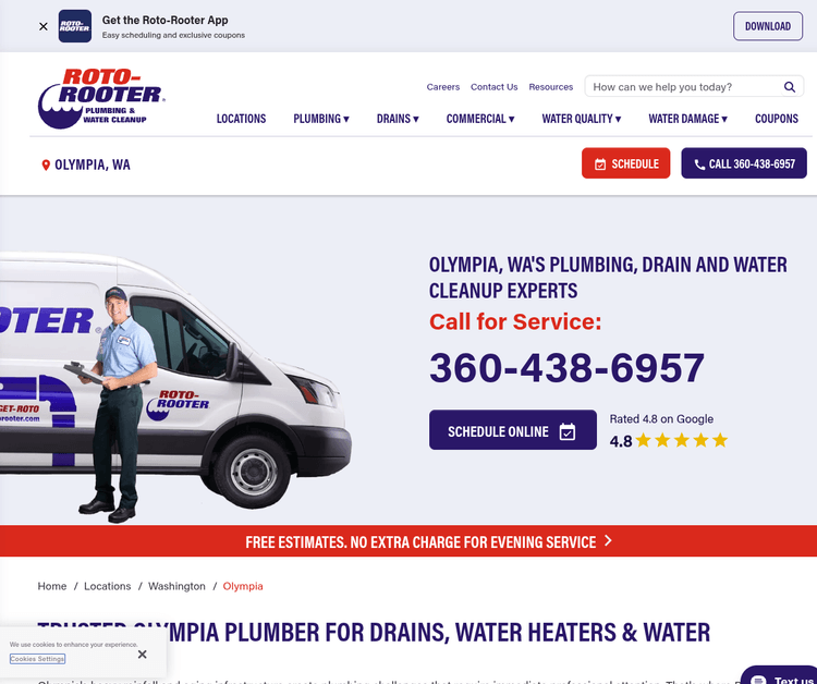 Roto-Rooter Plumbing & Water Cleanup