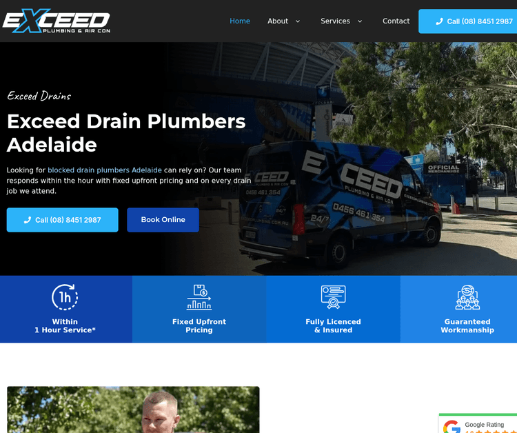 Exceed Drain Plumbers Adelaide