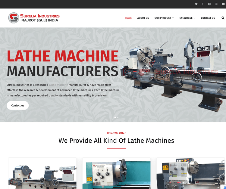 Precision Lathe Machine Manufacturing & Exporting