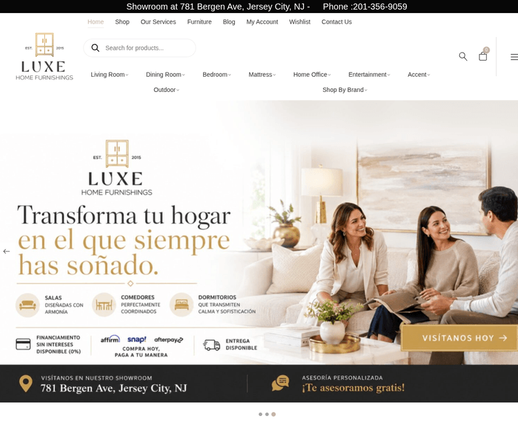 Luxe Home Furnishings - Furniture Store Jersey City