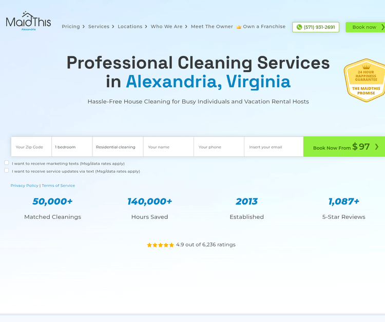 MaidThis Cleaning of Alexandria