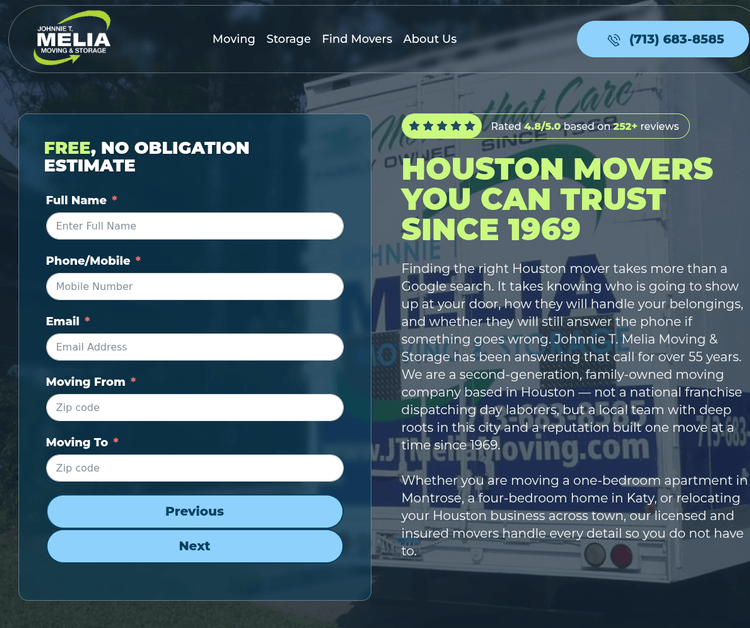 Johnnie T. Melia Moving & Storage