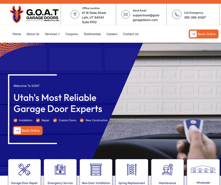 Your Trusted Garage Door Experts in Northern Utah