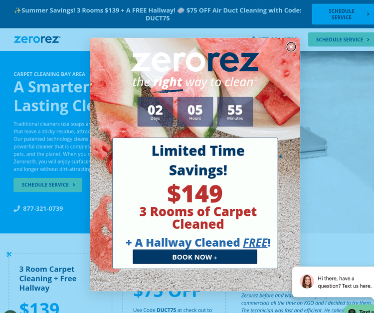 Zerorez Bay Area Carpet Cleaning