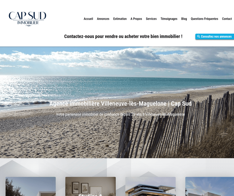 Cap Sud Immobilier - Agence immobiliere independante a Villeneuve-les-Maguelone