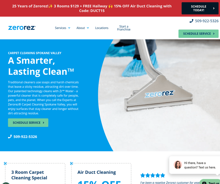 Zerorez Spokane