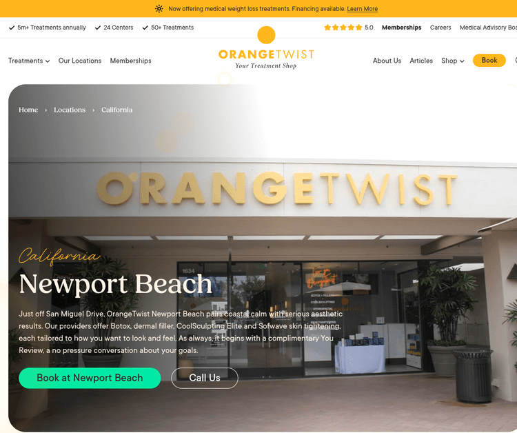 OrangeTwist Newport Beach