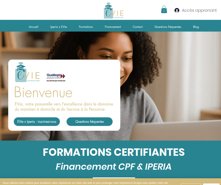 EVie Formation - Formations Certifiantes Maintien à Domicile