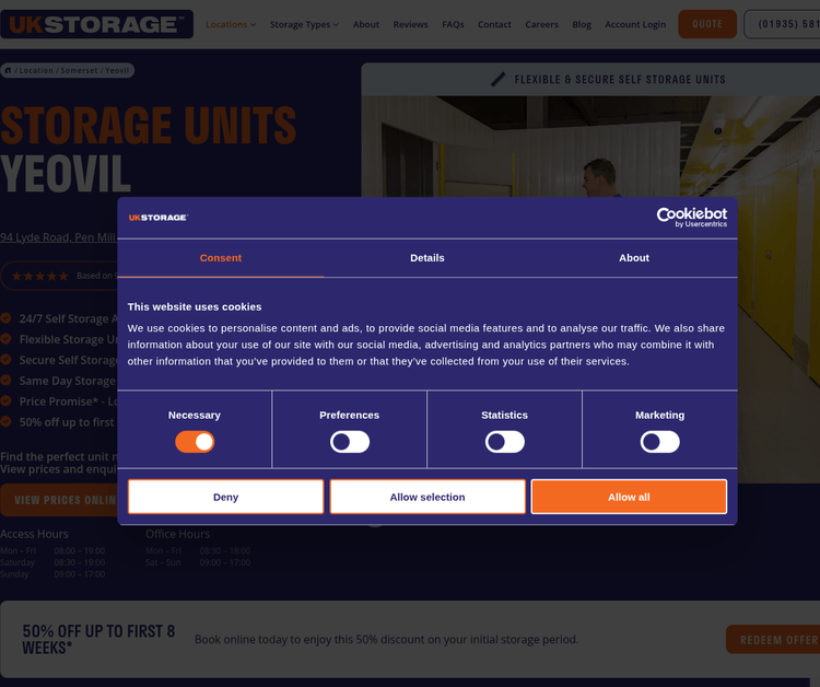 UK Storage - Yeovil