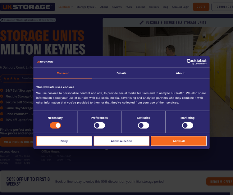 UK Storage - Milton Keynes