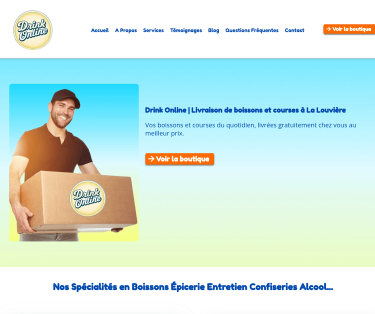 Drink Online | Livraison de Boissons & Épicerie à La Louvière