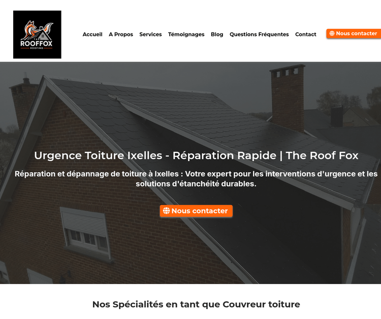 The Roof Fox | Urgence & Réparation Toiture à Ixelles