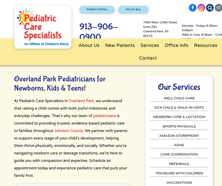 Pediatric Care Specialists, Inc. - An Affiliate of Children's Mercy