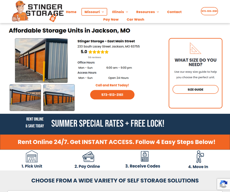 Stinger Storage - East Main Street