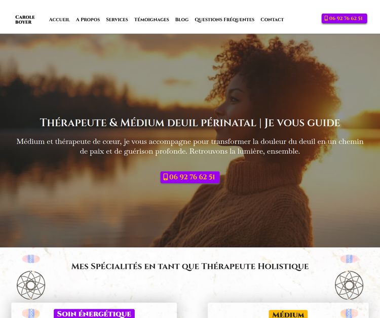 Carole Boyer – Holistic Therapist & Medium in Saint-Pierre, Reunion