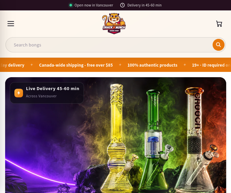 Fast, Private Vape & Snack Delivery in Vancouver