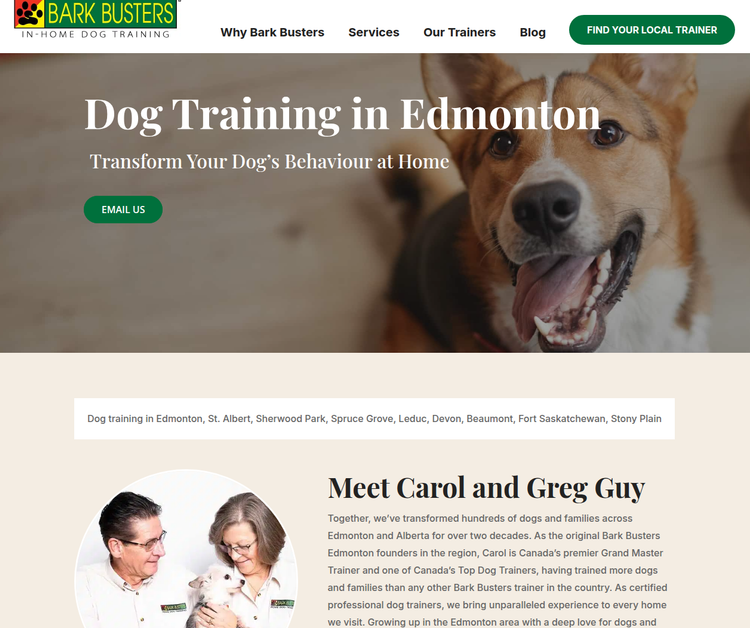 Bark Busters Edmonton - Dog Training Edmonton