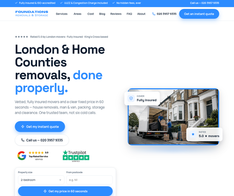 Stress‑Free Moving Solutions – King's Cross & Home Counties