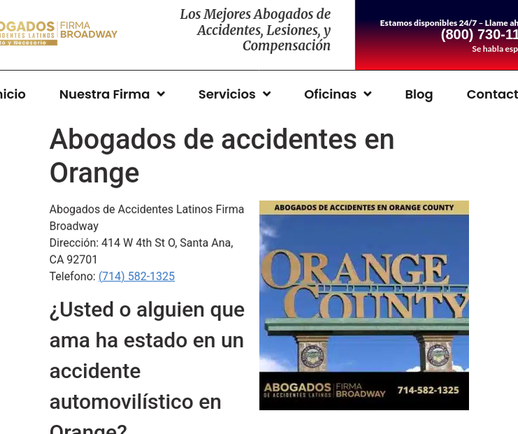 Orange County Accident Attorneys