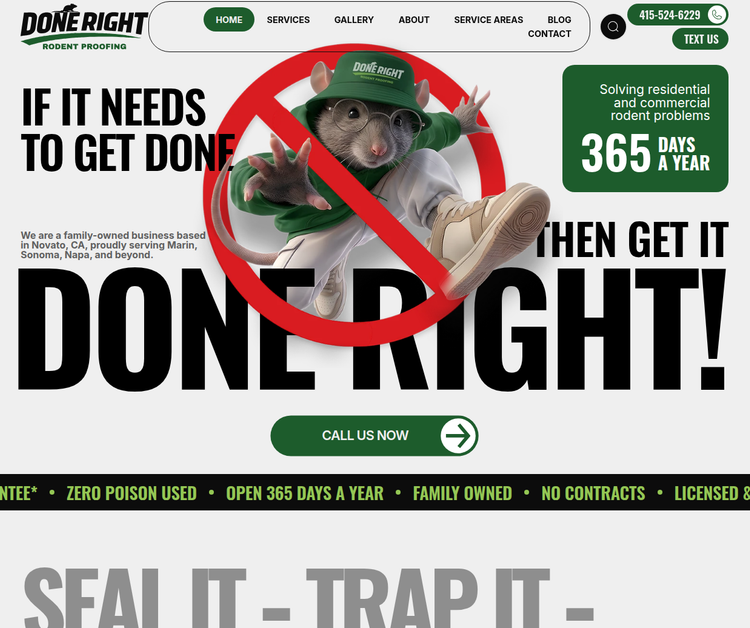 Done Right Rodent Proofing – Family‑Owned Rodent Exclusion Specialists in Novato