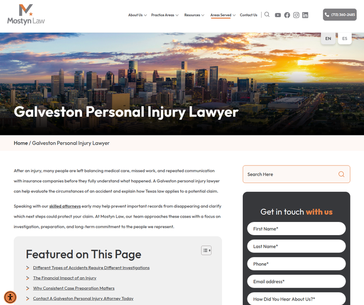 Galveston Personal Injury Attorney
