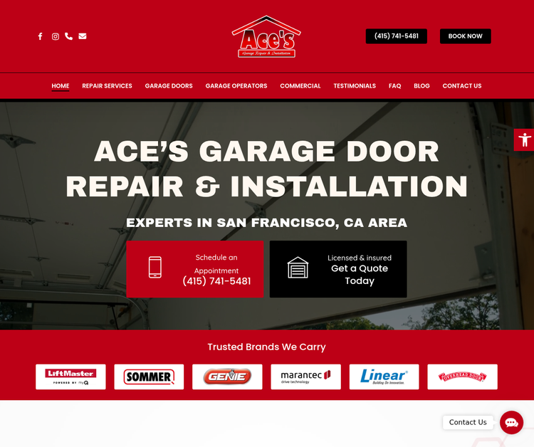 Ace's Garage Door Repair & Installation
