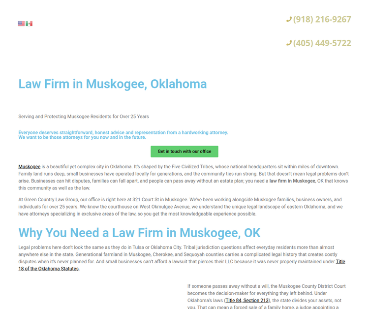 Green Country Law Group, LLLP
